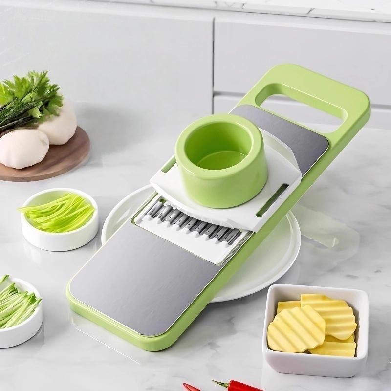 5-in-1 Vegetable & Fruit Grater Set, Time-Saving Smart Kitchen Solution, Durable Stainless Steel
