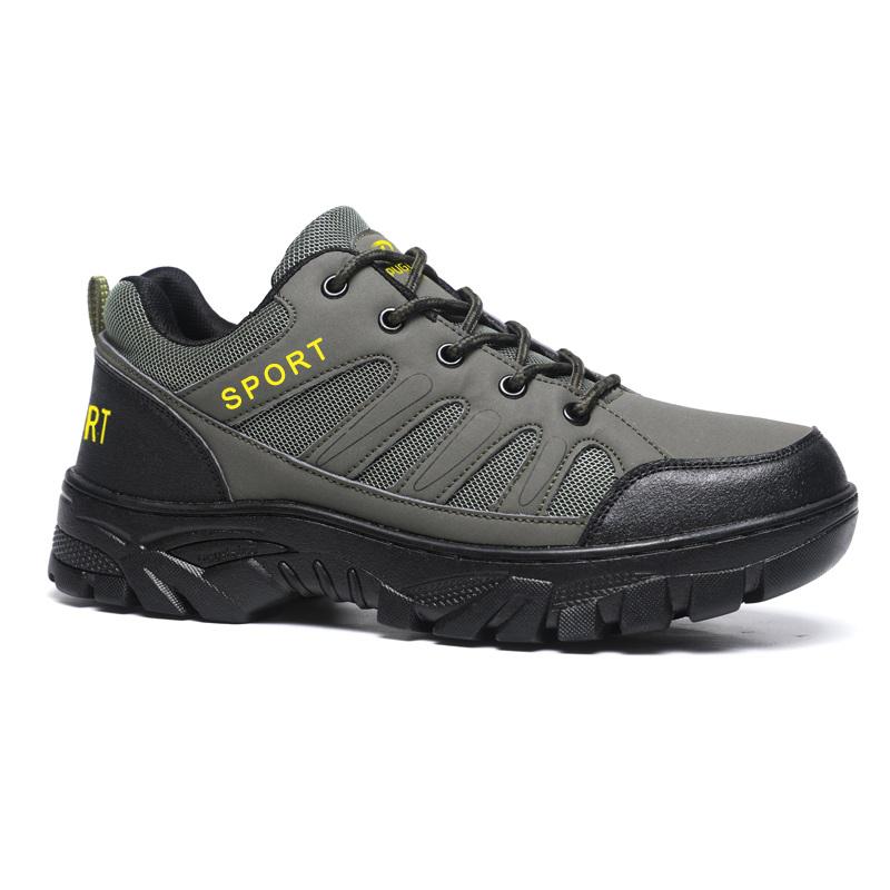 男士运动鞋男士休闲鞋防滑鞋底穿着舒适适用于徒步旅行、工作、办公室等多种场合风格百搭