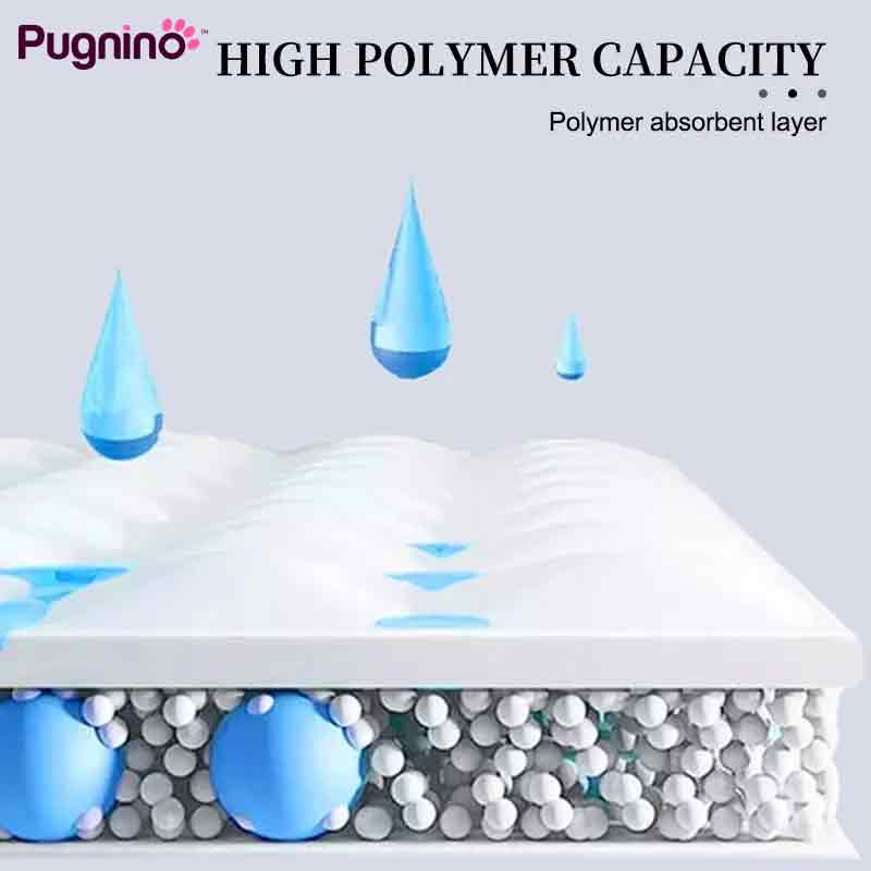 Pugnino 宠物尿垫训练垫 狗狗猫咪用 竹炭碳纤维吸水尿布垫