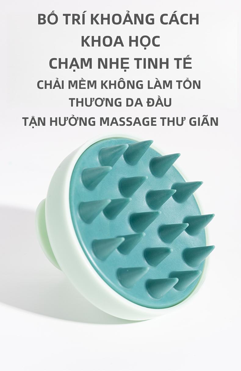 硅胶洗发刷 洗头刷 头皮按摩刷 高档柔软 轻柔按摩 适合所有头皮类型 厚发薄发均可使用 易清洁
