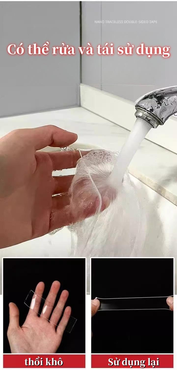 无痕双面胶带 适用于布料 强力承重 粘贴牢固 易撕不留残胶 轻松移除 多用途粘贴固定