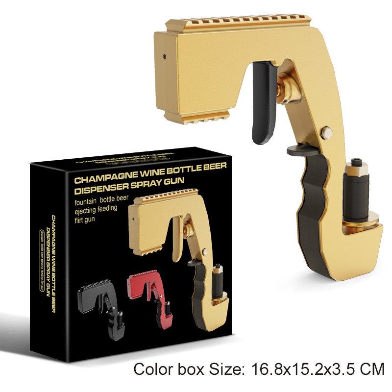 香槟枪喷雾器 派对酒吧用 香槟酒喷雾器 红酒啤酒瓶防漏塞 防溢葡萄酒瓶塞 酒瓶密封塞
