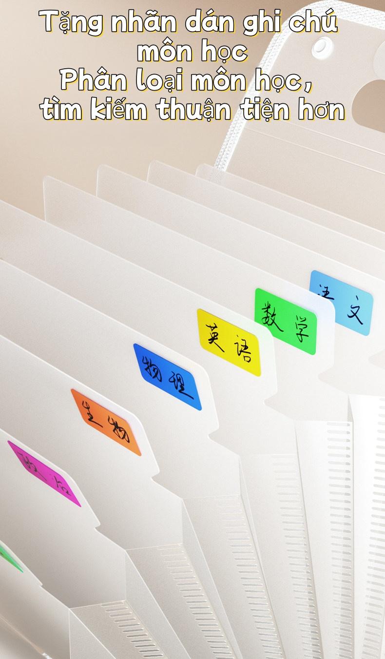多功能文件收纳盒-防乱整理文件试卷发票，井井有条，随时随地提高学习工作效率