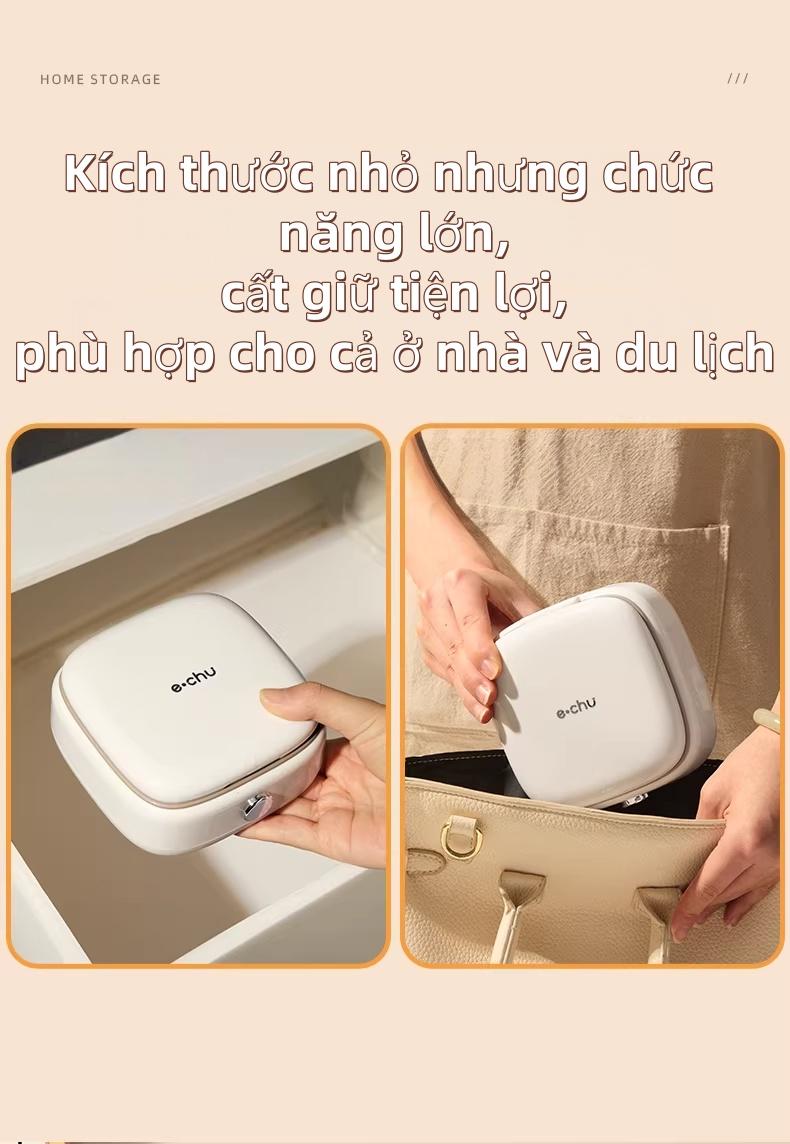 智能针线收纳盒 磁吸安全存储 固定槽位设计 集成剪刀尺子穿针器 便于缝补 多功能针线工具套装