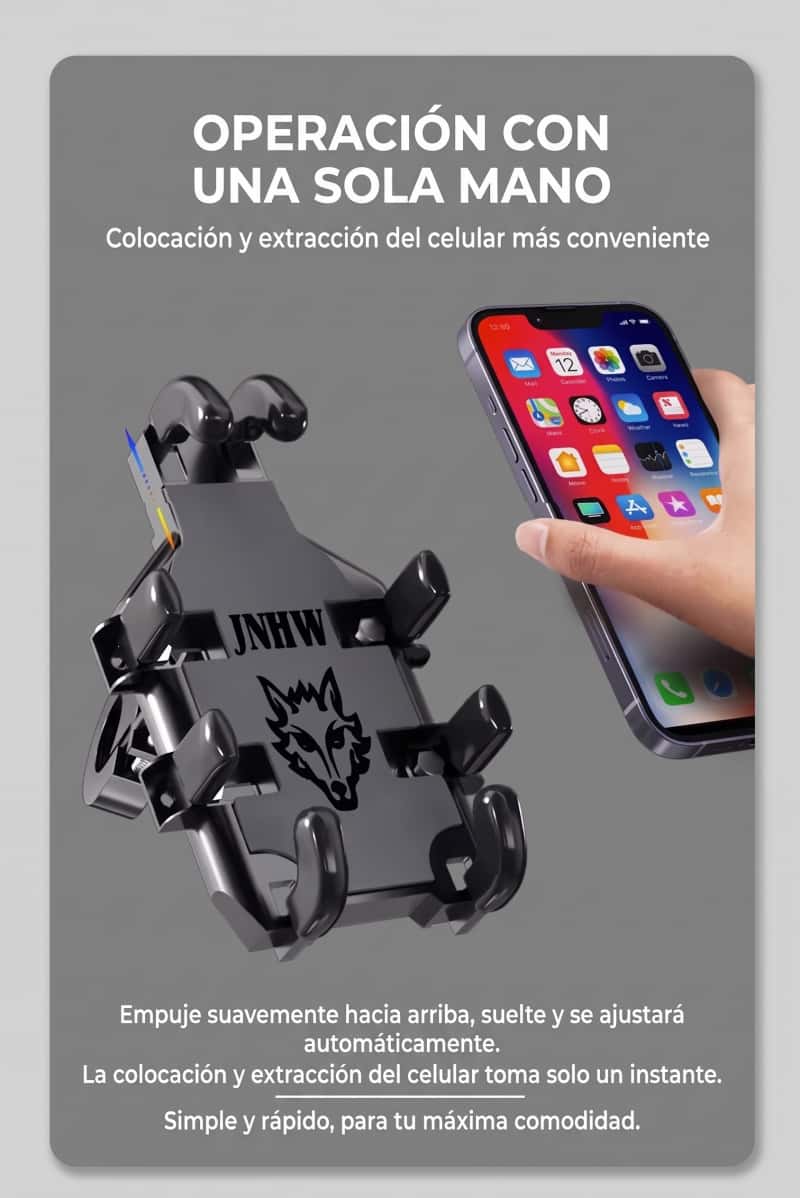 摩托车自行车手机支架 八爪防震底座 360°旋转防摔通用手机固定架