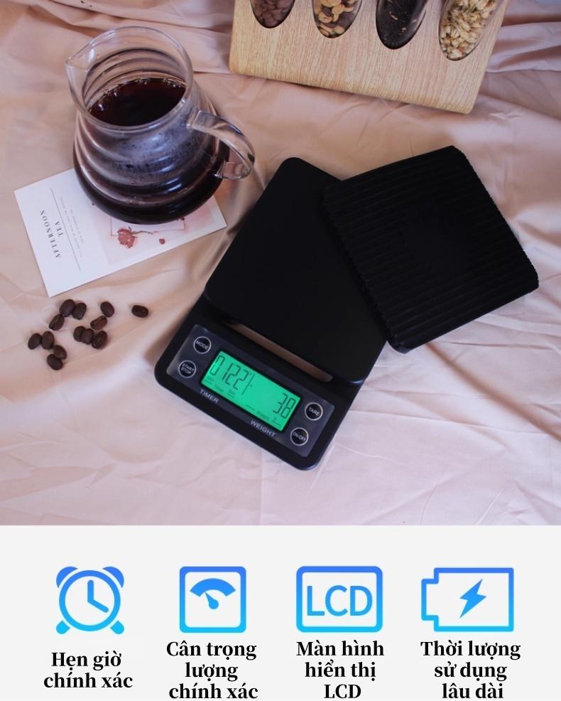 电子秤迷你3kg高精度LCD背光显示屏 适用于烘焙冲咖啡 家用方便