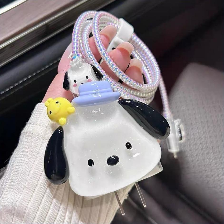 充电器保护套 适用18W-20W 硅胶防摔防刮耐磨 优质硅胶经久耐用 全面保护 为配件增添时尚亮点 套装