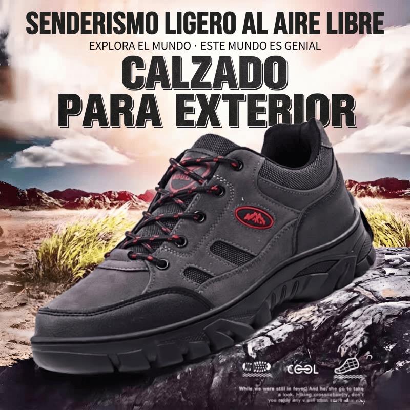 Tenis de Senderismo Hombre Zapatos de Montaña Impermeables Suela Antiderrapante Cómodos Calzado para Al Aire Libre Deportes Diario