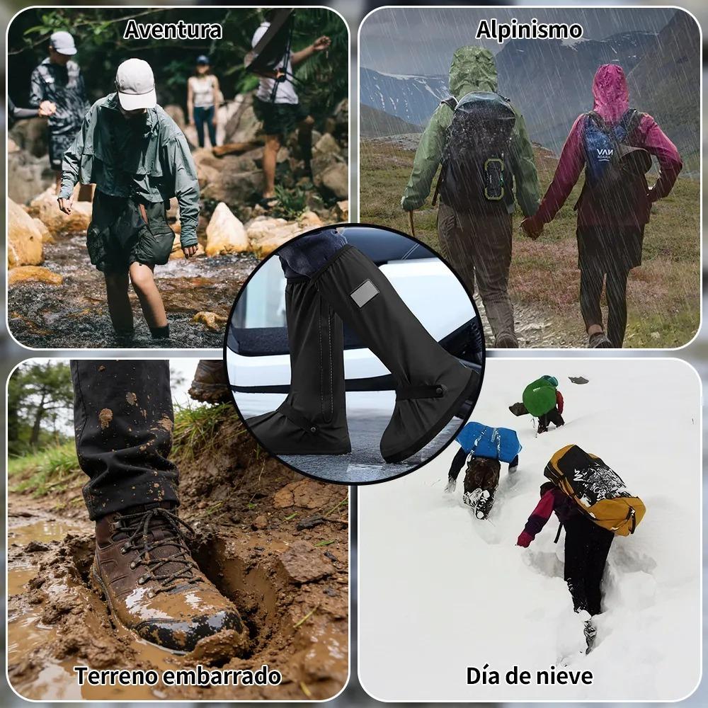防水雨鞋套40cm防滑反光摩托车自行车步行适用