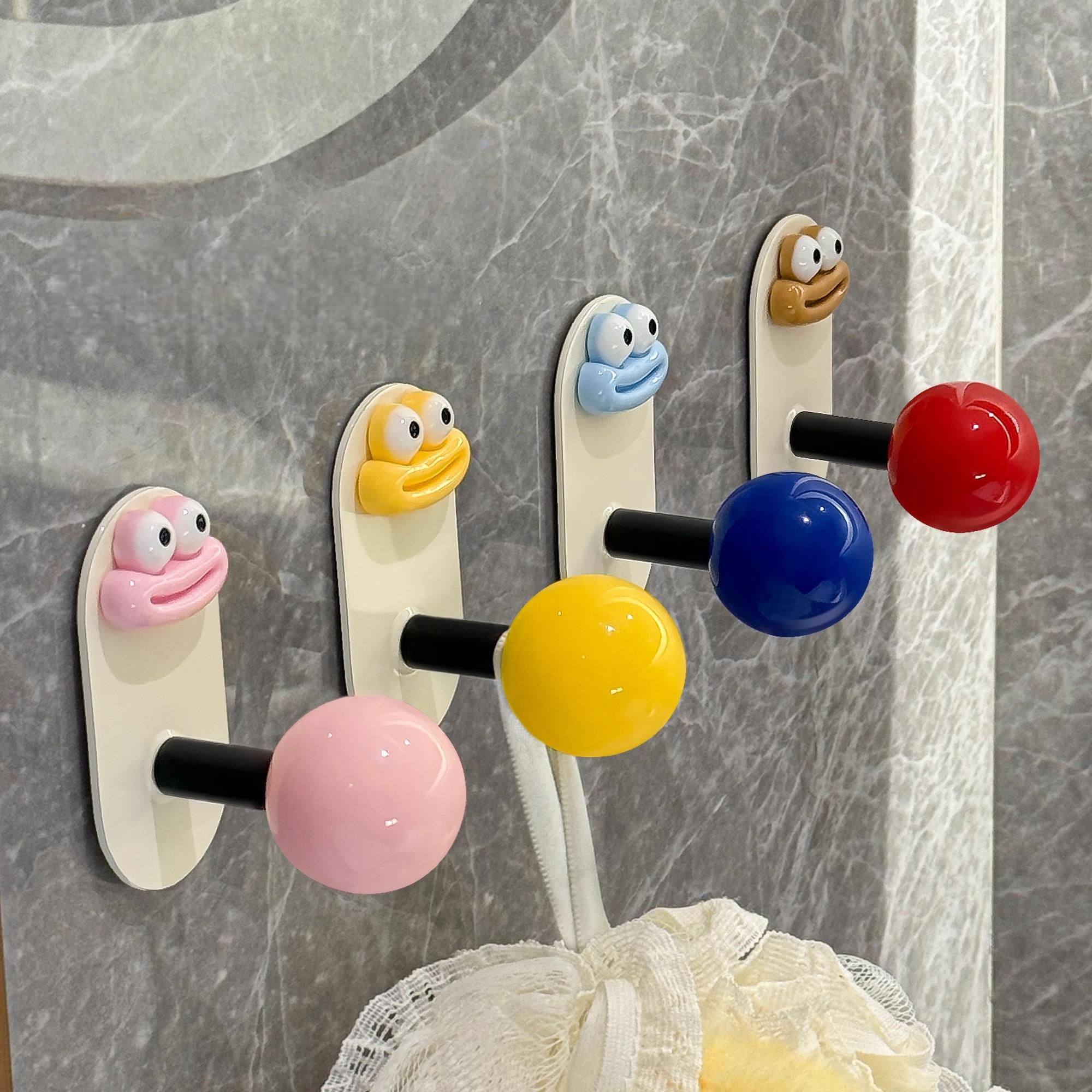 Adhesive Hooks for Living Space Decoration - Hang Hats, Towels, Cable Clips, Flowers, Baskets, Clothes, Kitchen Spices, Multipurpose