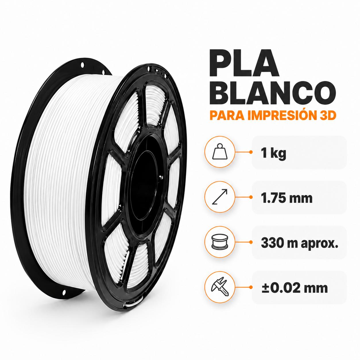 PLA 3D打印耗材 1.75mm 1kg 高精度 无气泡 不缠结 适用于原型和DIY模型