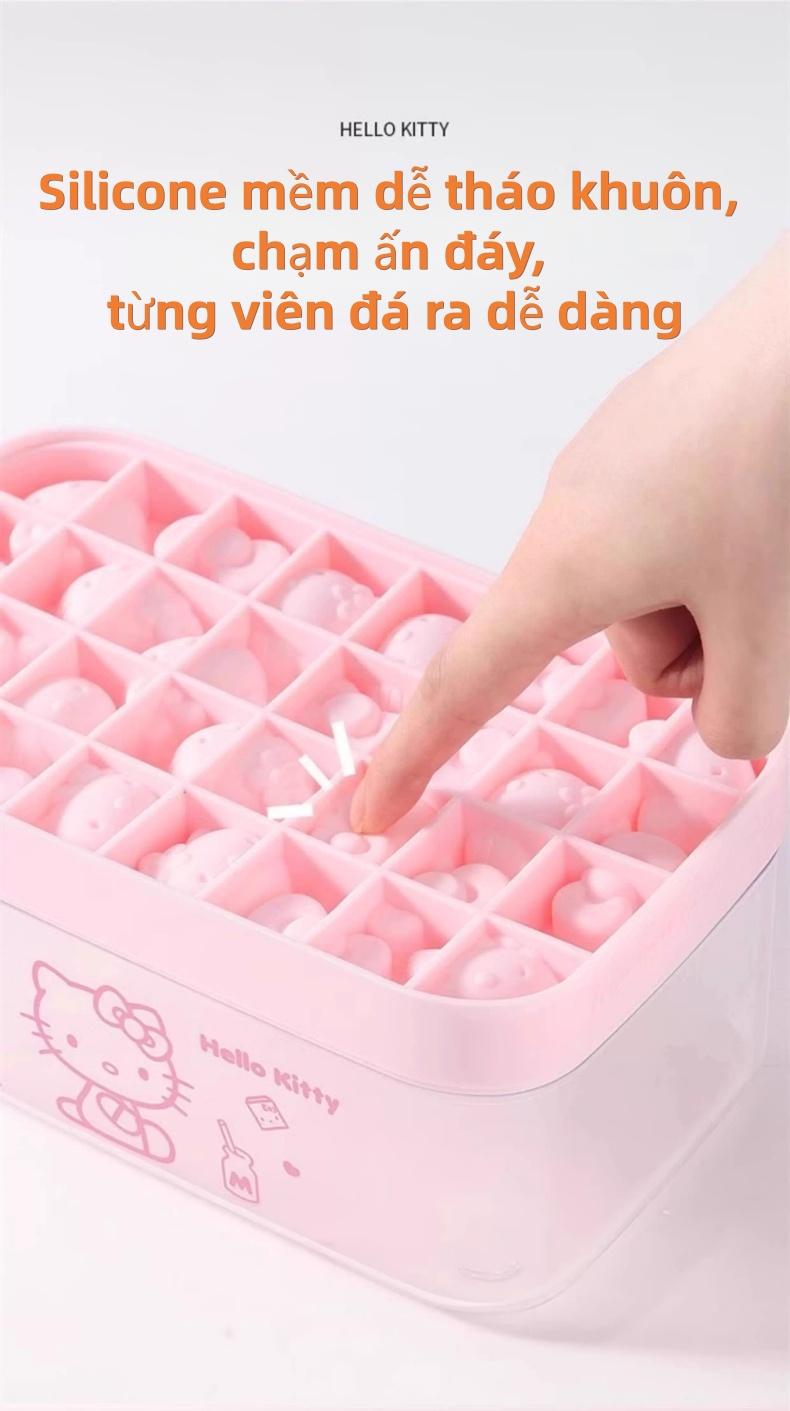 Hello Kitty 可爱猫形冰格 多功能制冰模具 饮料装饰 创意礼物 简单易用