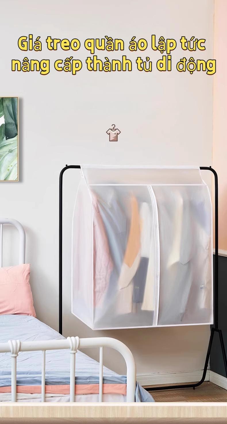衣物防尘袋 3D PEVA 高级 60x50x90cm M/L/XL 防潮防霉透明耐用 节省衣柜空间