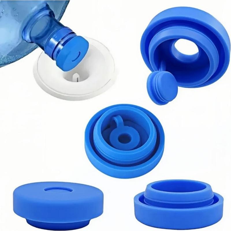 Tapas De Silicona Para Garrafón De Agua 19 Litros Reutilizables Sellado Anti Derrames Para Dispensador Y Bomba En Hogar