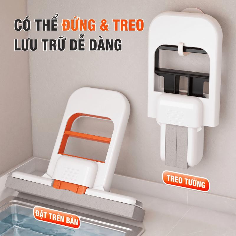 Chổi lau nhà mini bọt biển tự vắt cầm tay thông minh Cây lau kính vệ sinh bàn học bàn làm việc ô tô phòng tắm tiện lợi cute giá rẻ