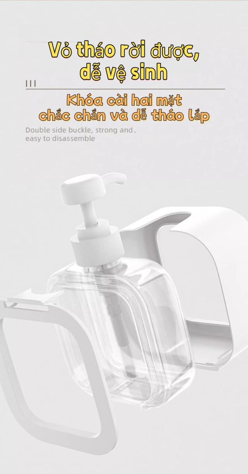 高档洗发水沐浴露洗手液分装瓶500ml 按压式泵头透明瓶身可视余量 浴室厨房适用