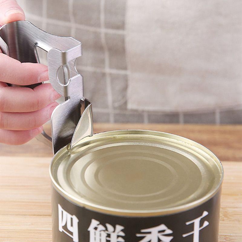 开罐器 重型手动不锈钢开罐器 多功能罐头刀 适用于各种罐头 厨房配件 家用厨房工具