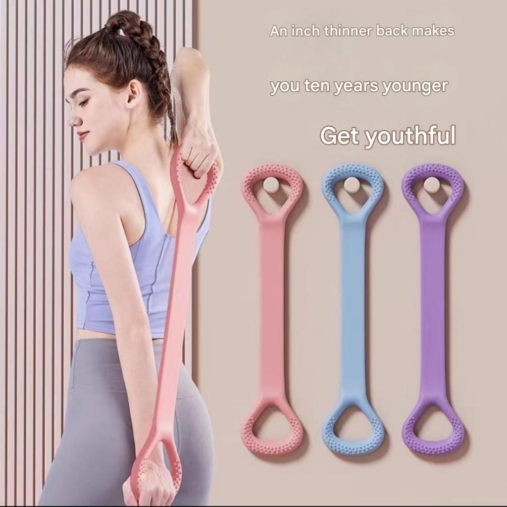 瑜伽弹力带阻力带拉力绳健身普拉提乳胶环形拉力圈女士专用美背训练弹力拉伸带胸部拉力器