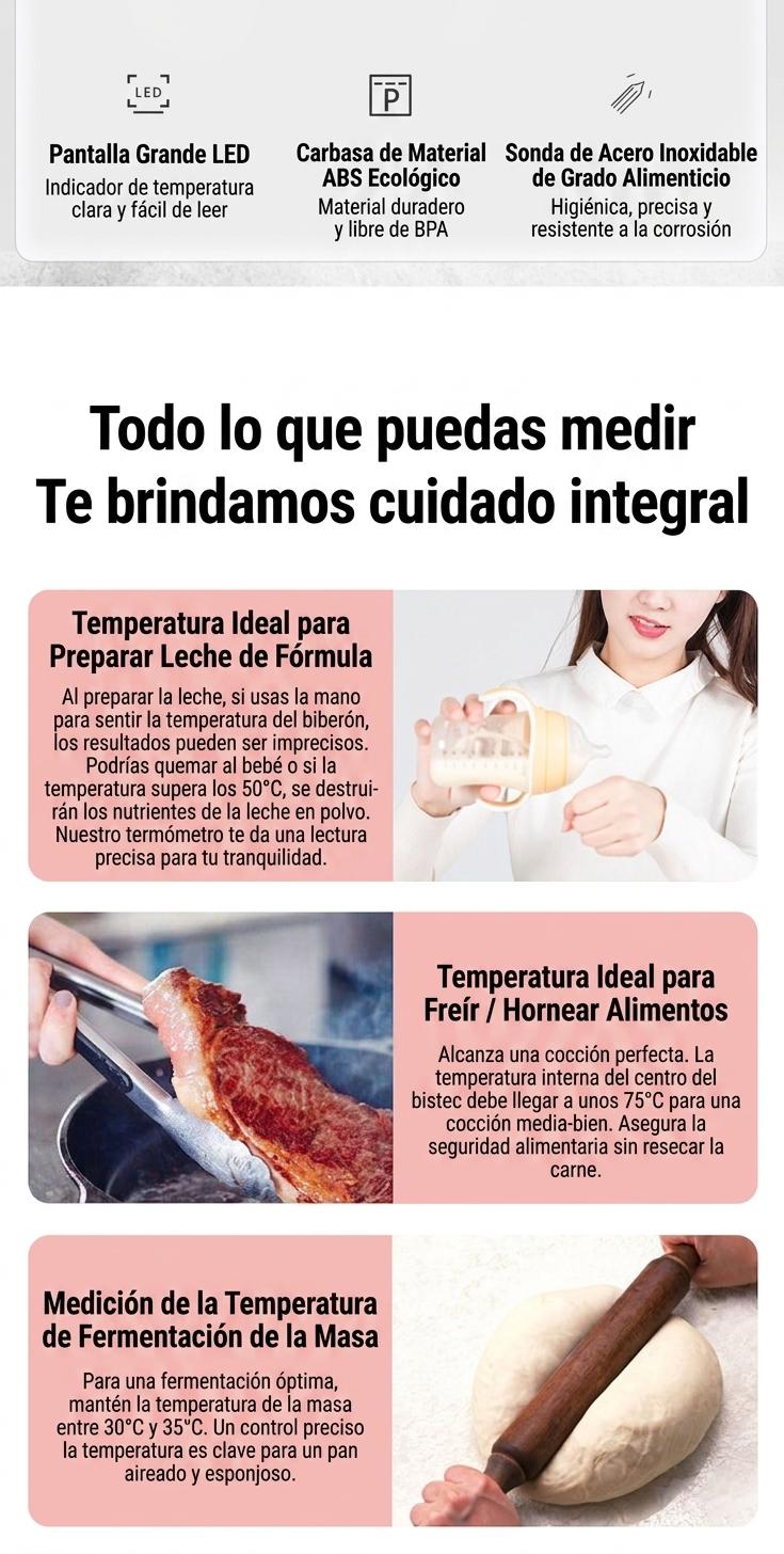 数字食品温度计 防水 即时读数 厨房烤肉用 折叠探针 BBQ 烧烤烹饪温度计 肉类