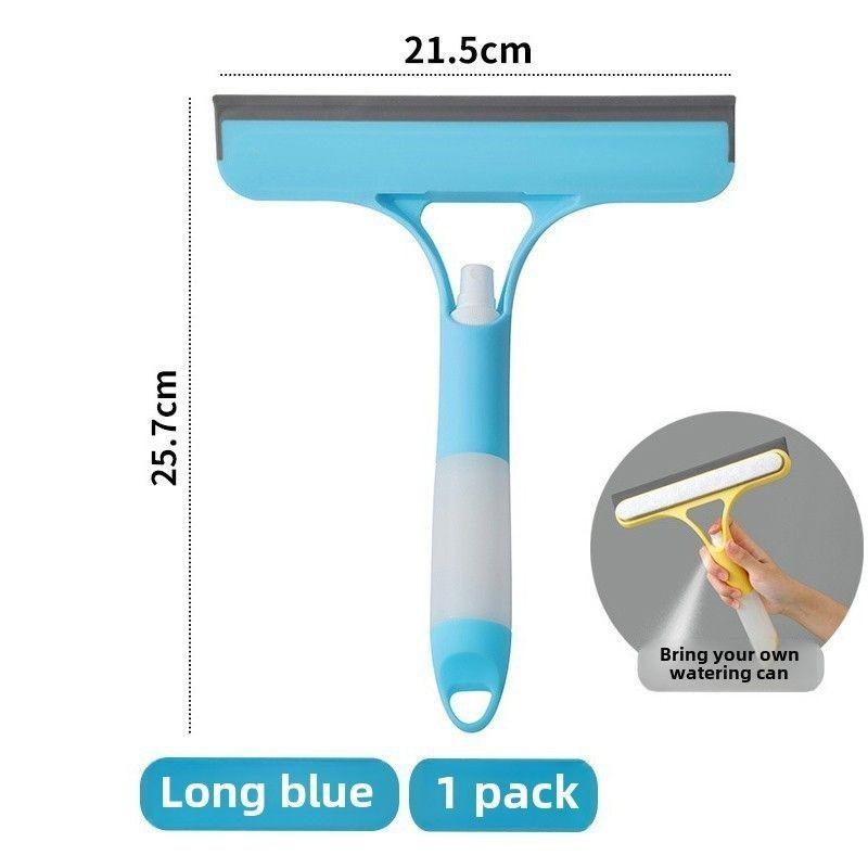 喷水玻璃清洁刮水器3合1家用窗户玻璃清洁工具多功能擦窗器玻璃刮水器带喷壶清洁用品