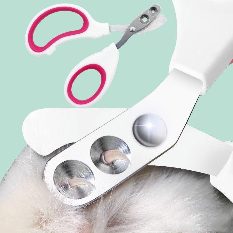 pet rabbit cat nail cutter with Double hole cat scissors dog cut nail cutter nail nail clipper for cat nails cat grooming tools Pet Nail Grooming Supply Small Cat Puppy Claws Cutter petgroomingtools grooming scissor