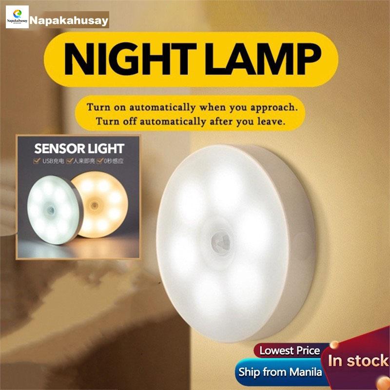 Led Indoor Motion Sensor Night Light Rechargeable Portable Induction Light, Led Indoor Motion Sensor Night Light Rechargeable Portable Induction Light Toilet Lamp Bathroom Lamp