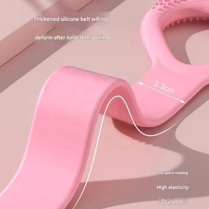 瑜伽弹力带阻力带拉力绳健身普拉提乳胶环形拉力圈女士专用美背训练弹力拉伸带胸部拉力器