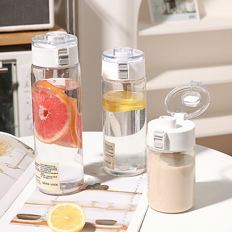 New Transparent Water Bottle Plastic Portable Leak Proof Drink Cup for Student Kids Water Jug Drink Water Cup