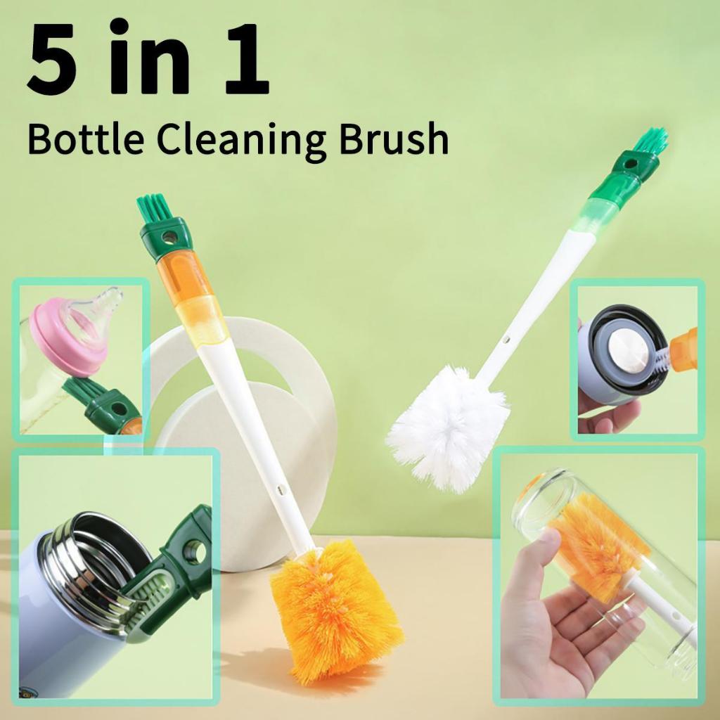 5 in 1 Baby Bottle Brush Set for Easy Cleaning