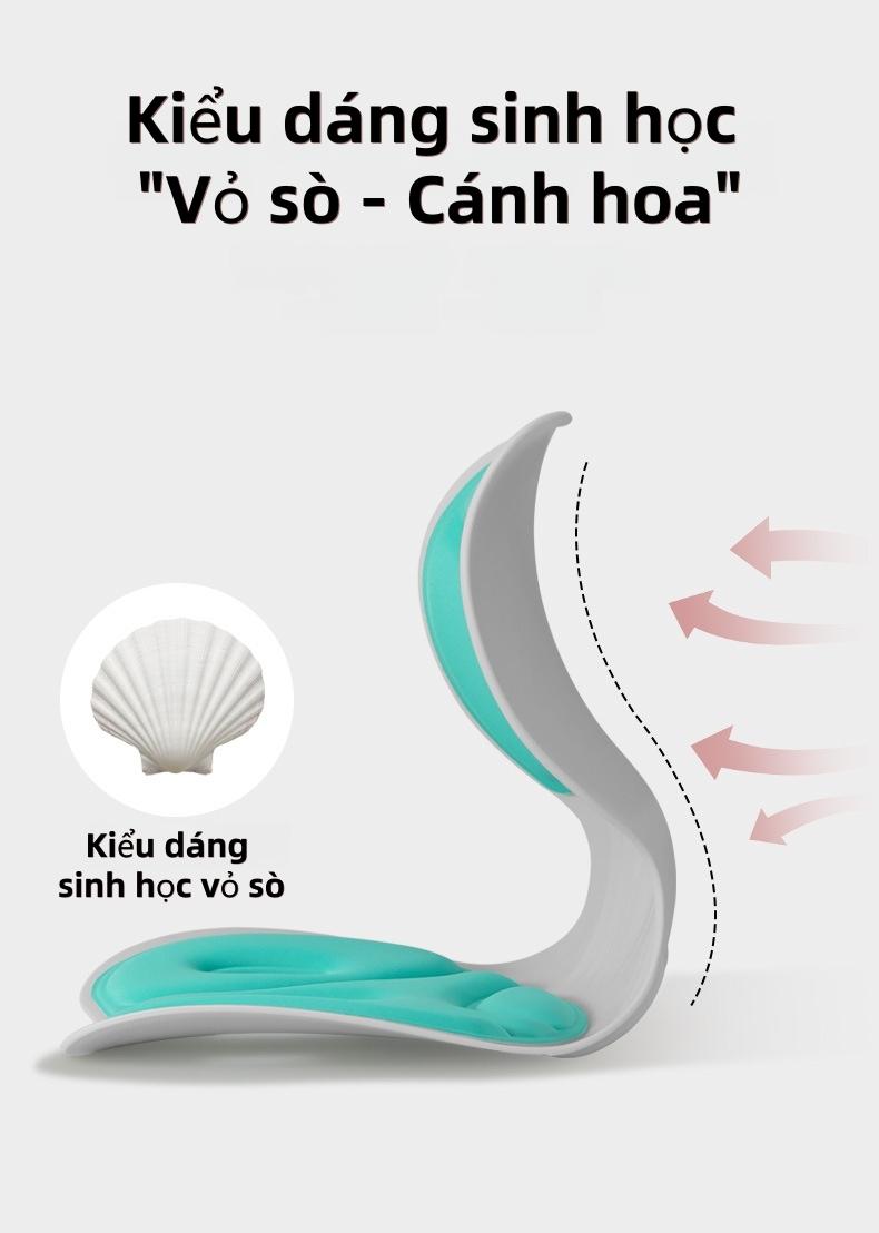 人体工学护腰坐垫贴合腰背支撑大腿矫正背部挺直抬高尾骨分散压力缓解腰部疲劳适合所有人群