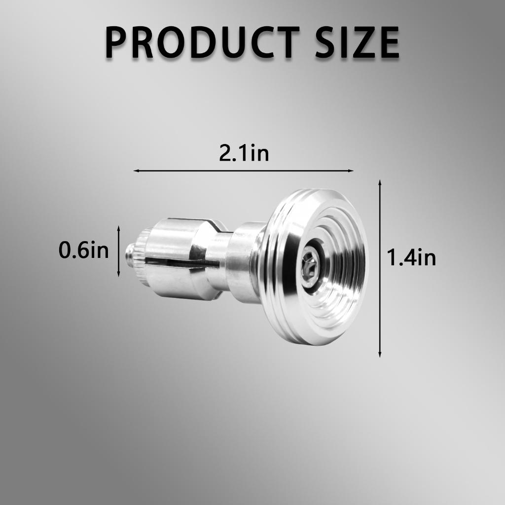 摩托车手把平衡堵头 通用不锈钢CNC 泰国制造 适用于NMAX AEROX CLICK Beat Vespa 2pcs (1 Pair)