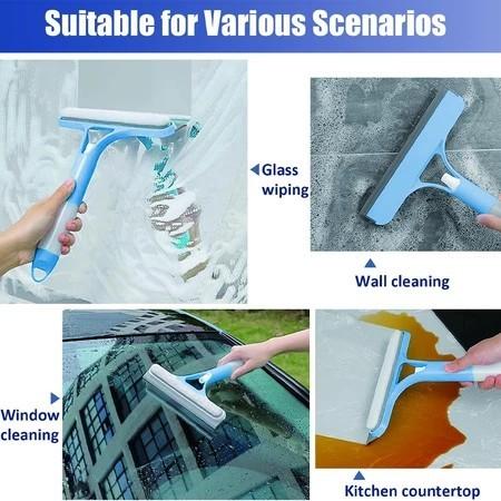 喷水玻璃清洁刮水器3合1家用窗户玻璃清洁工具多功能擦窗器玻璃刮水器带喷壶清洁用品
