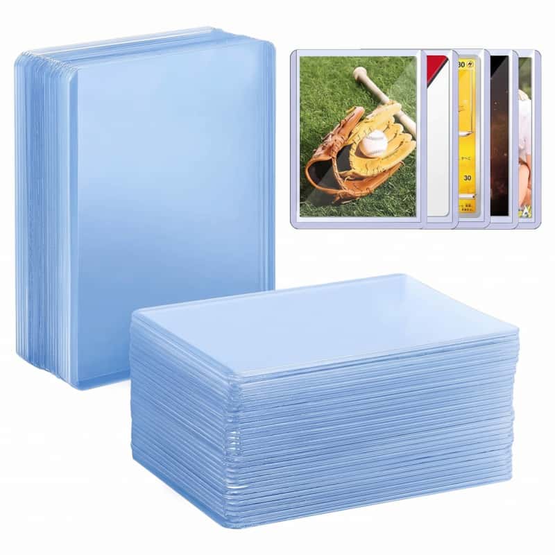 50 Toploaders Micas Rígidas Para Tarjetas 35PT Protectores Transparentes Antirrayaduras Para Cartas De Juego Y Colección