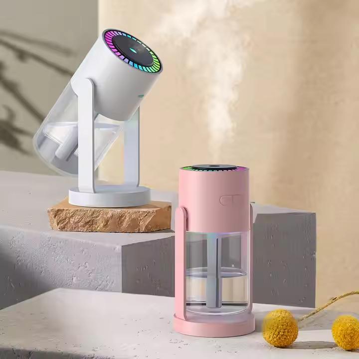 USB空气加湿器 彩色氛围灯 投影灯 新款