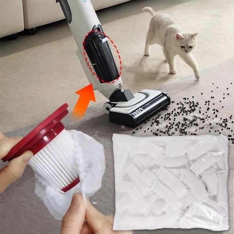 200Pcs Disposable Vacuum Cleaner Dust Filter Bags Fine Mesh 10x7cm Universal Motor Guard Rạng Đông 2025 Mosquito Lamp