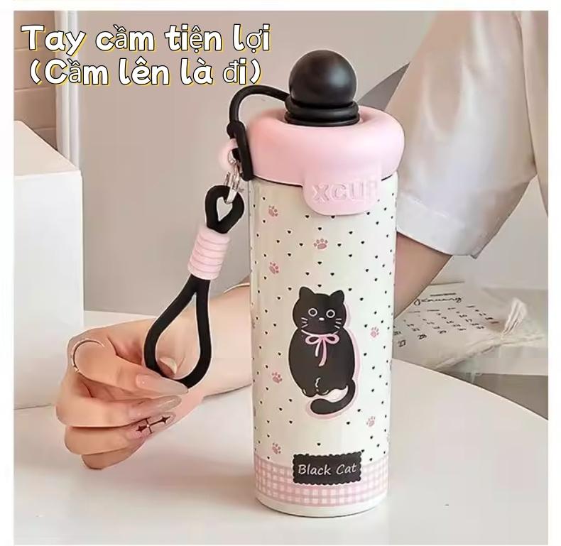 智能保温杯600ML带吸管防尘滤网卫生保护盖可装咖啡茶水果汁防腐蚀多功能便携