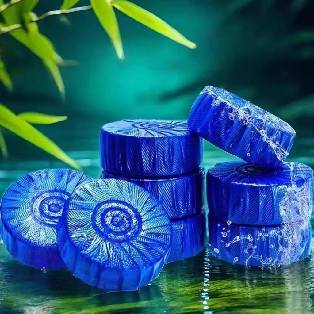 Toilet Bowl Cleaner Tablets - Multi-Purpose Drop-In, Removes Algae & Prevents Yellow Stains, Leaves Toilet Shiny Like New