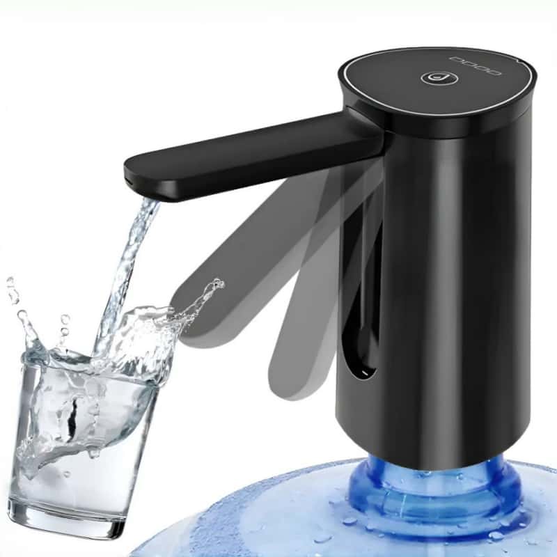 Dispensador De Agua Para Garrafón Eléctrico Plegable Bomba Recargable USB Tipo C Automática Portátil E Higiénica Para Cocina