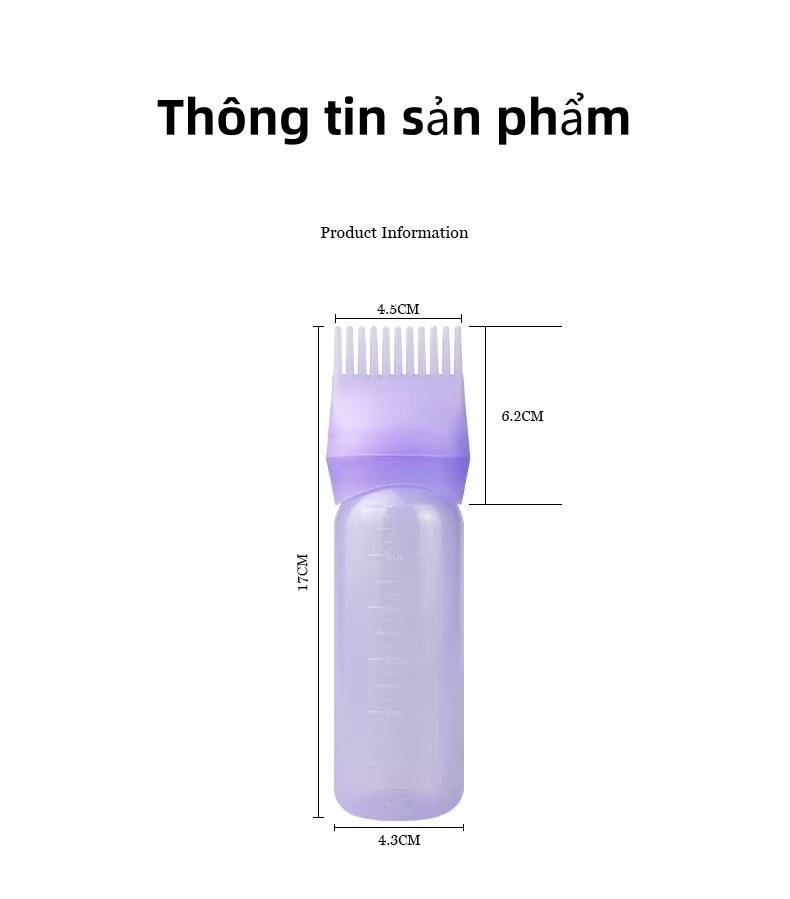 染发工具多功能染发剂涂抹瓶170ml宽底稳定透明刻度瓶身均匀喷涂省料专业调色适用