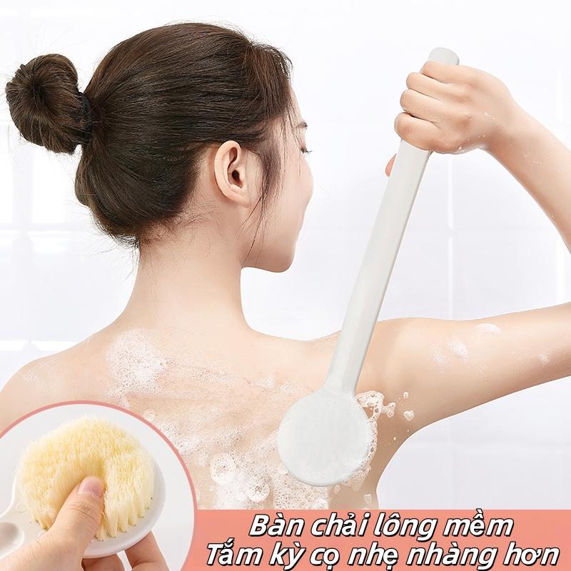 Premium Ultra-Soft Bath Brush with Long Handle - Back Scrubber for the Whole Family