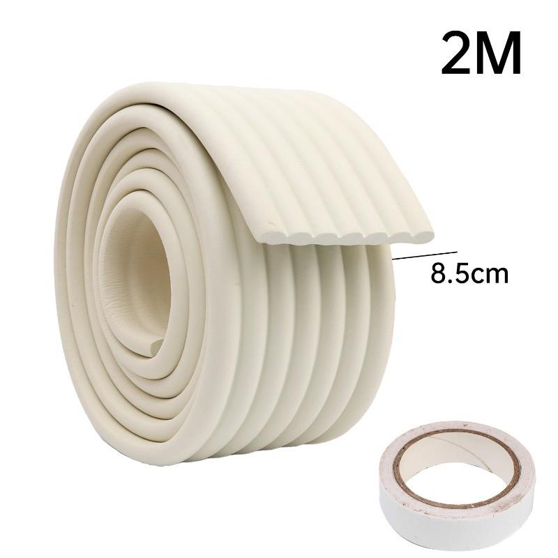 2M/Roll 自粘桌角防撞垫 3D加厚防撞护边条 婴儿安全防碰撞保护条 无毒装饰